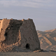 The ruins of a Chinese watchtower along the Silk Route.